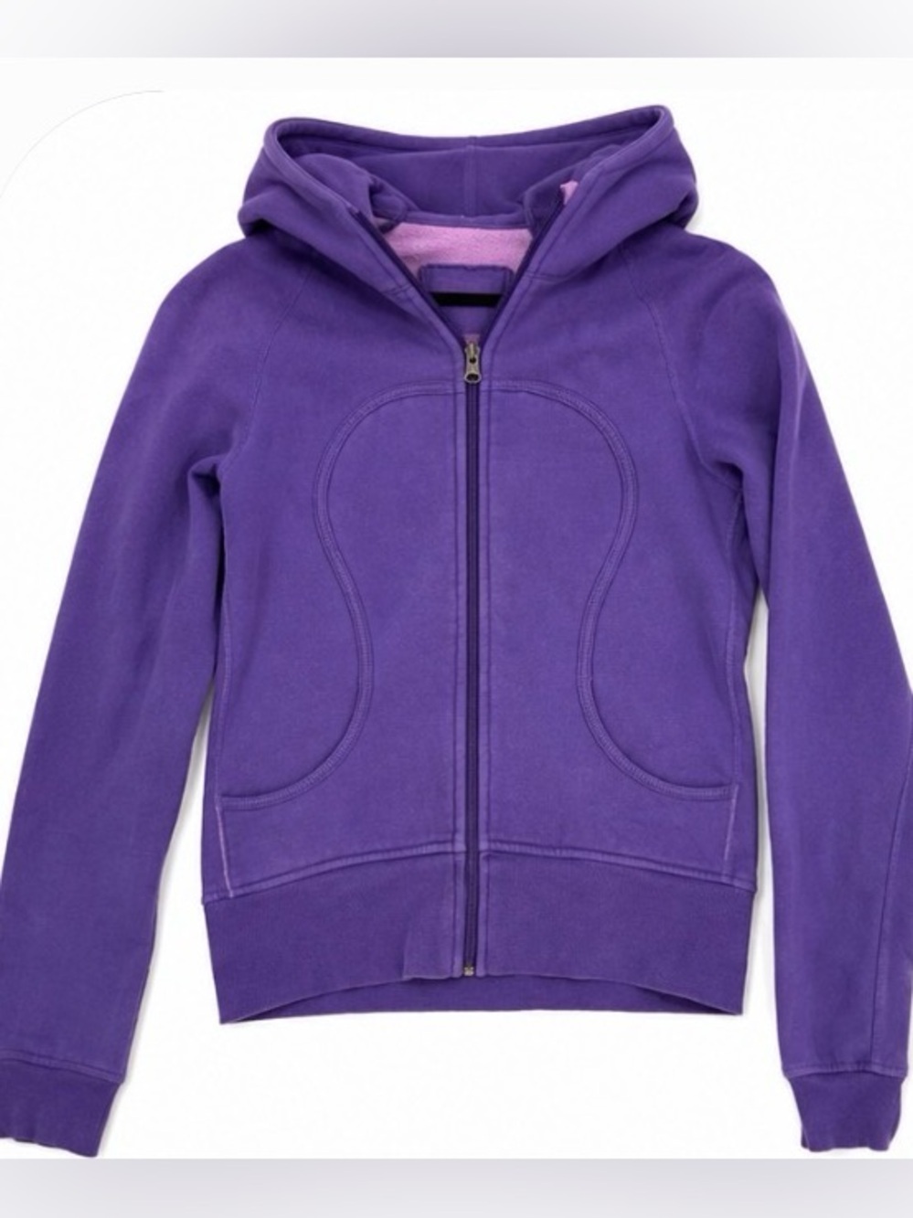 Lululemon Scuba Hoodie Purple Full Zip Fleece-Lined Jacket | Approx. Women's Med